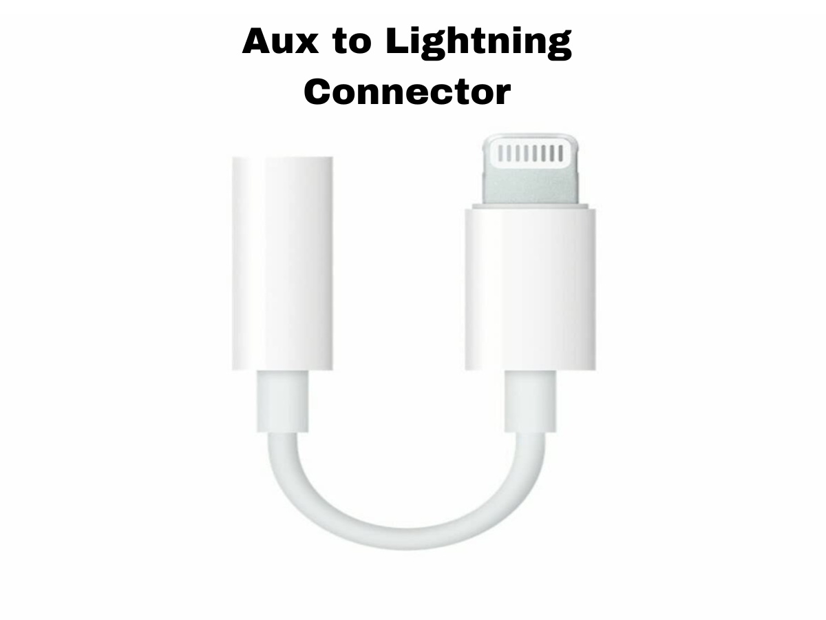 Aux to lightning connector