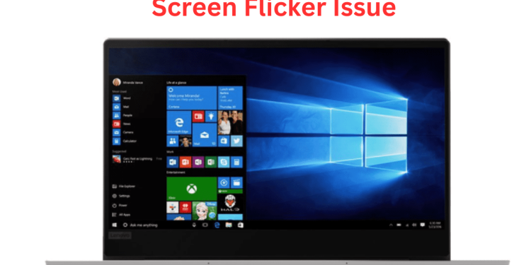 Lenovo yoga screen flicker issue